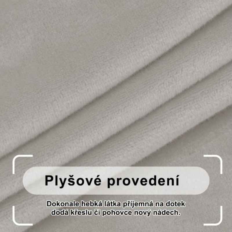 potah na pohovku plyšový